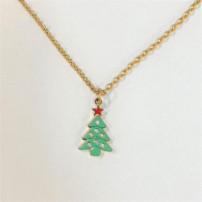 CHRISTMAS TREE Pendant Necklace